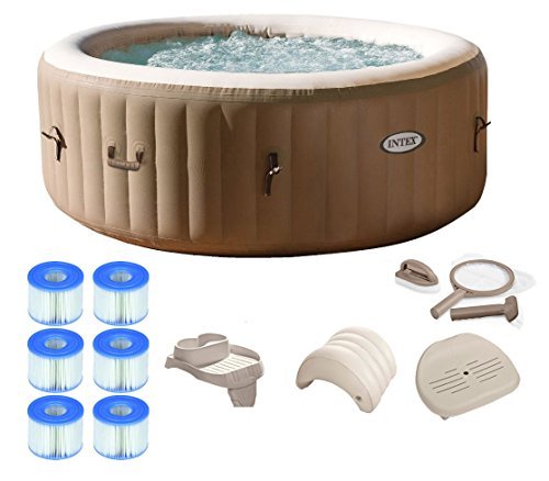 Intex Pure Spa 4 Person  Portable Hot Tub Spa