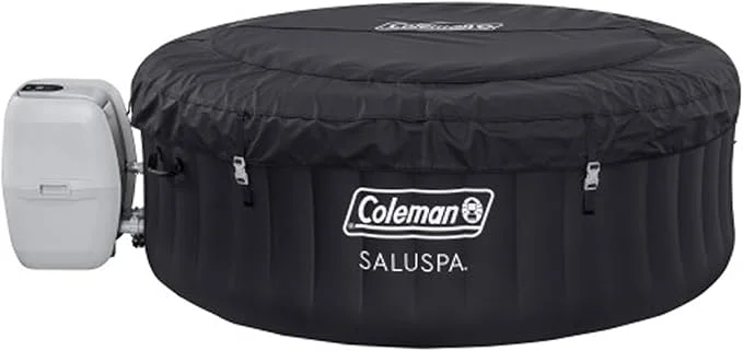 Coleman Miami AirJet SaluSpa 4 Person Round Inflatable Hot Tub