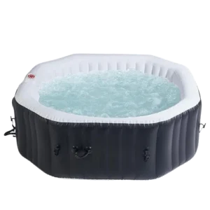 WEJOY 6-Person Portable Air Jet Inflatable Octagon Hot Tub Spa Product Image