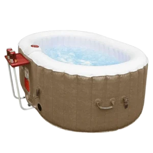 ALEKO HTIO2BRWH Inflatable Hot Tub 145 Gallon Spa Product Image